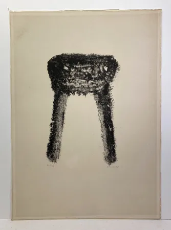 Litografía Michaux - Lithographie en noir