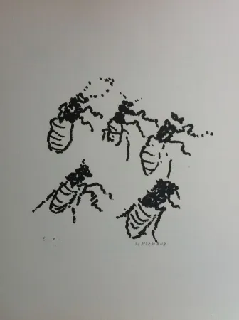 Litografía Michaux - Par la voie des rythmes 161