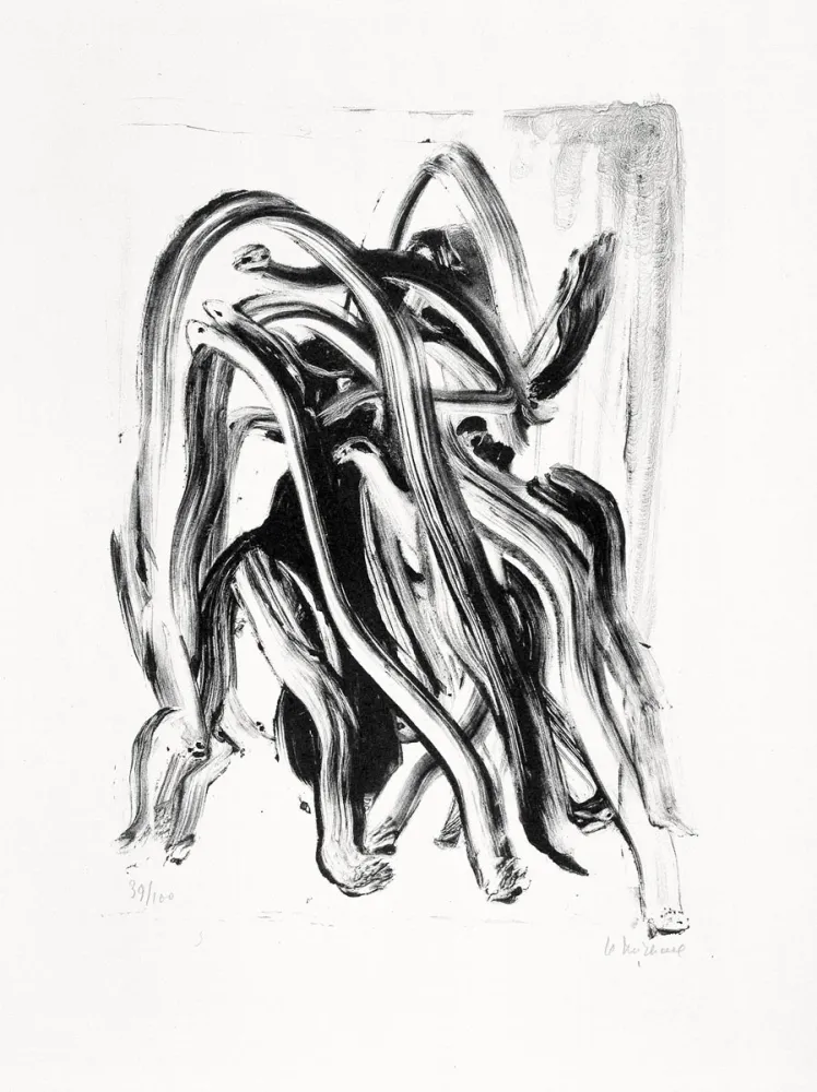 Litografía Michaux - Pour Brunidor