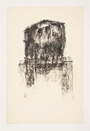 Litografía Michaux - SANS TITRE, 1974.