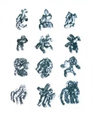 Litografía Michaux - Sans titre