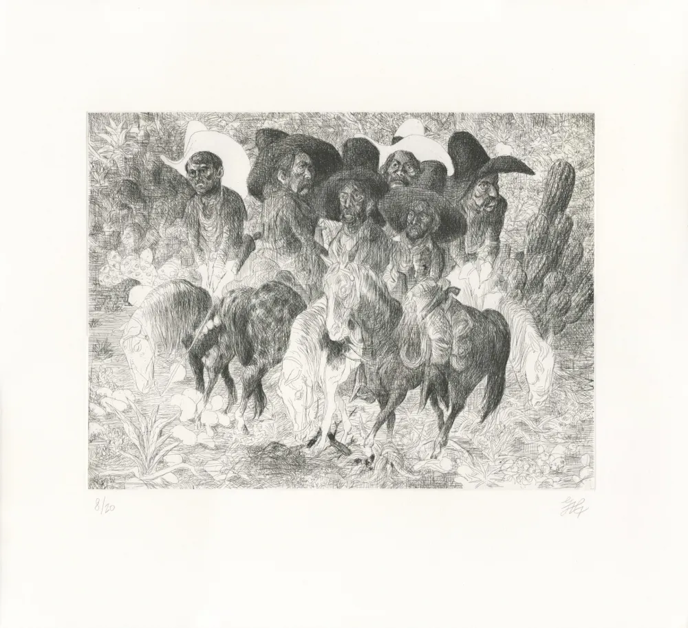 Aguafuerte Micol - La Pandilla