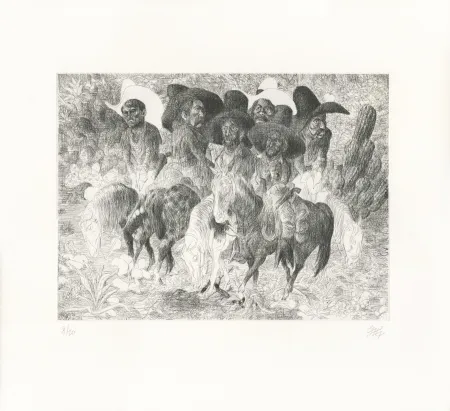 Aguafuerte Micol - La Pandilla