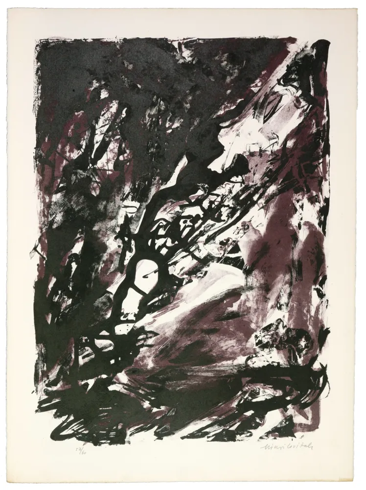 Litografía Mihailovitch - L'Orage