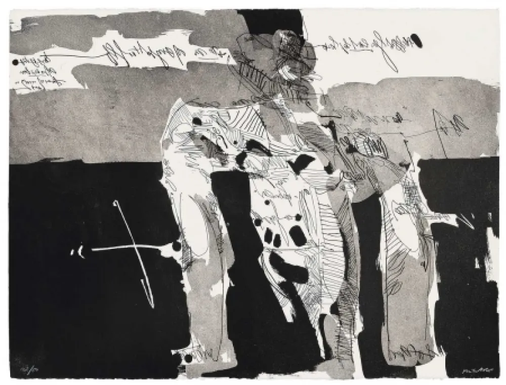 Aguatinta Millares - Antropofauna