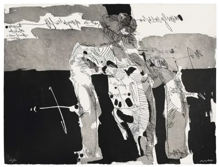 Aguatinta Millares - Antropofauna