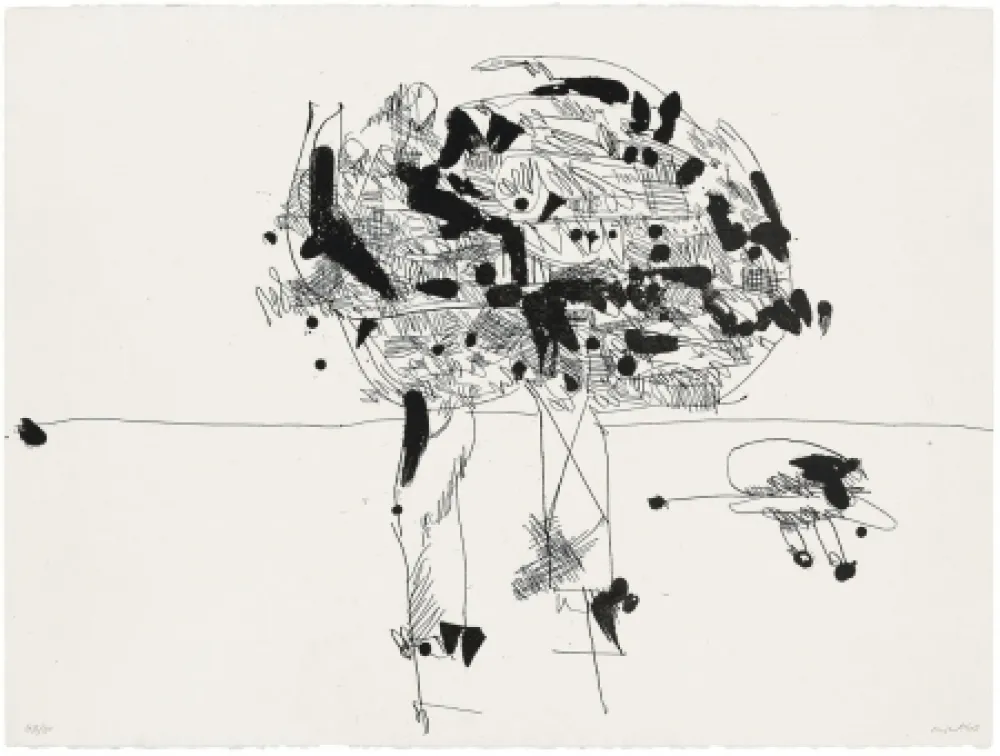 Aguatinta Millares - Antropofauna