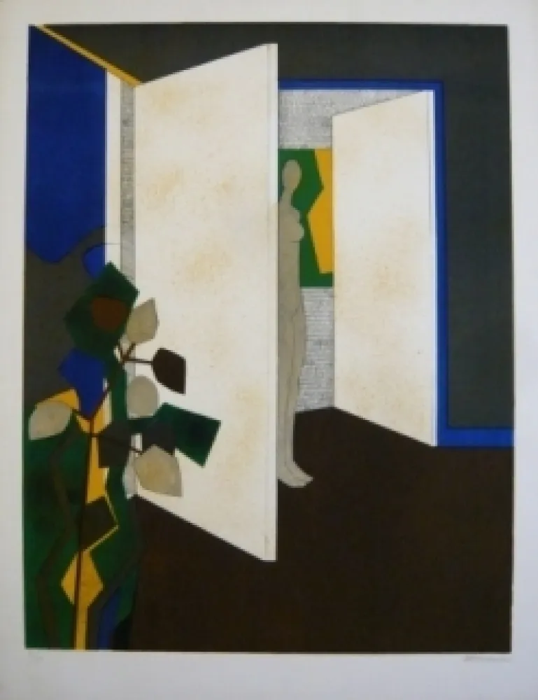 Litografía Minaux - Double étoile