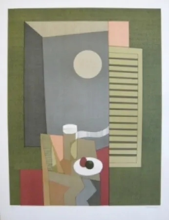 Litografía Minaux - Linge