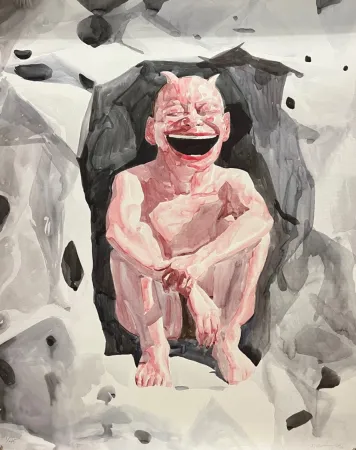 Litografía Minjun - Smile-ISM , nº 26