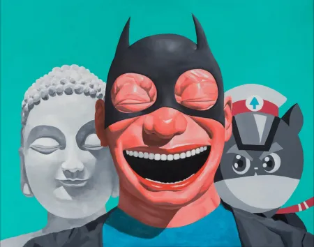 Serigrafía Minjun - The Three Musketeers