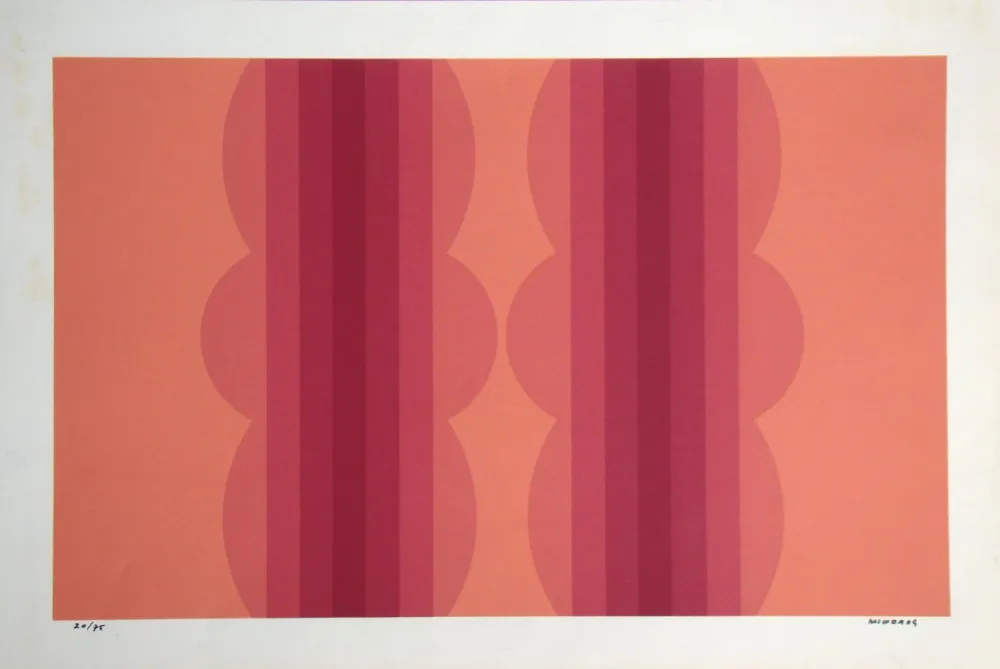 Serigrafía Miodrag - Composition Kinetic