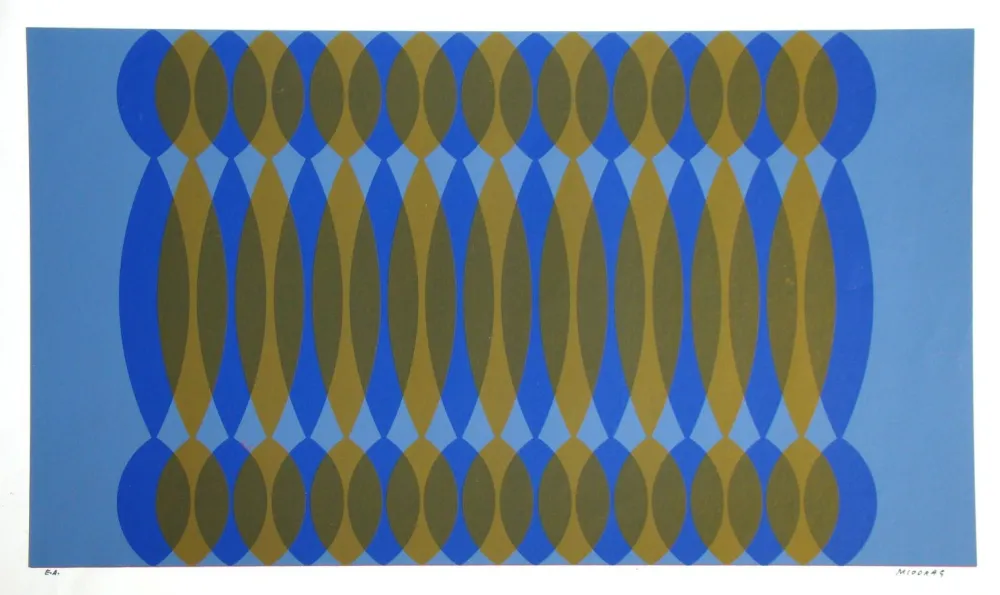 Serigrafía Miodrag - Composition Kinetic