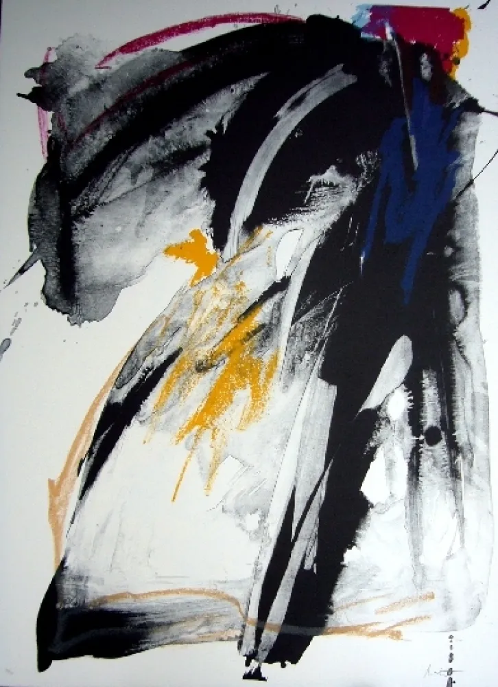 Litografía Miotte - Ballade