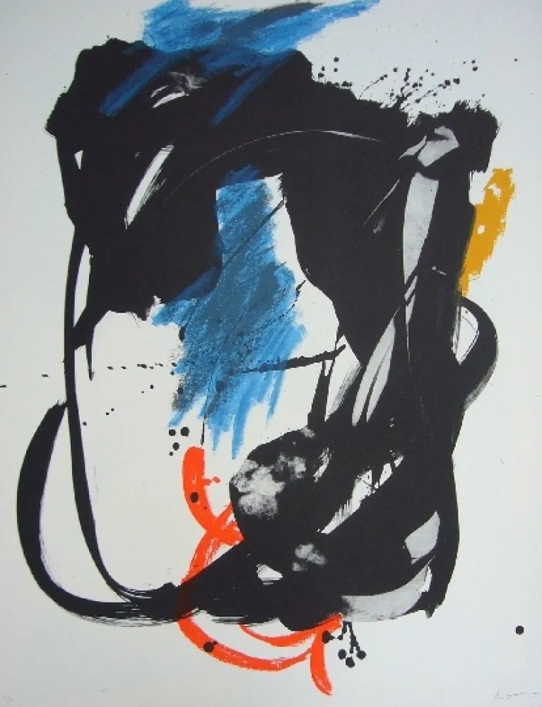 Litografía Miotte - Concept hieratique