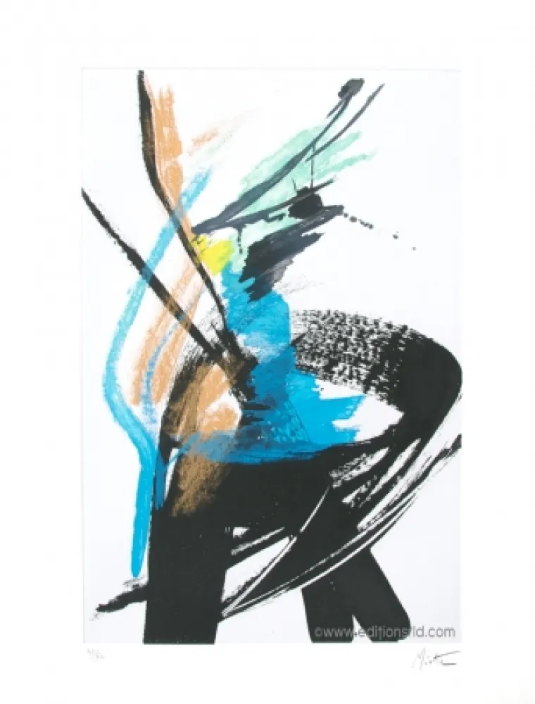 Aguatinta Miotte - Dans le vent