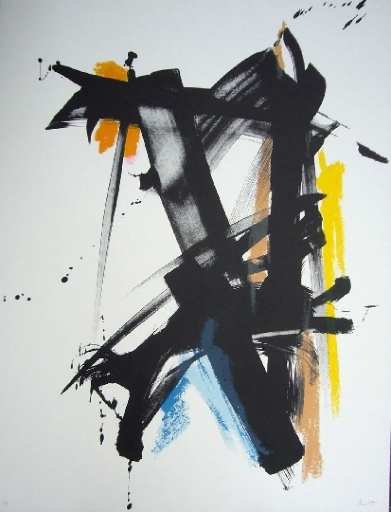 Litografía Miotte - Danse espiegle