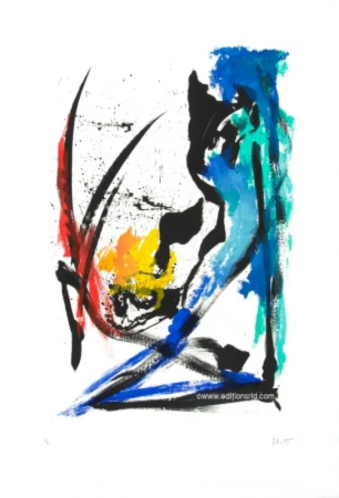 Aguafuerte Y Aguatinta Miotte - Élégie