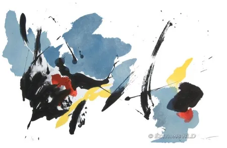 Litografía Miotte - Émotion