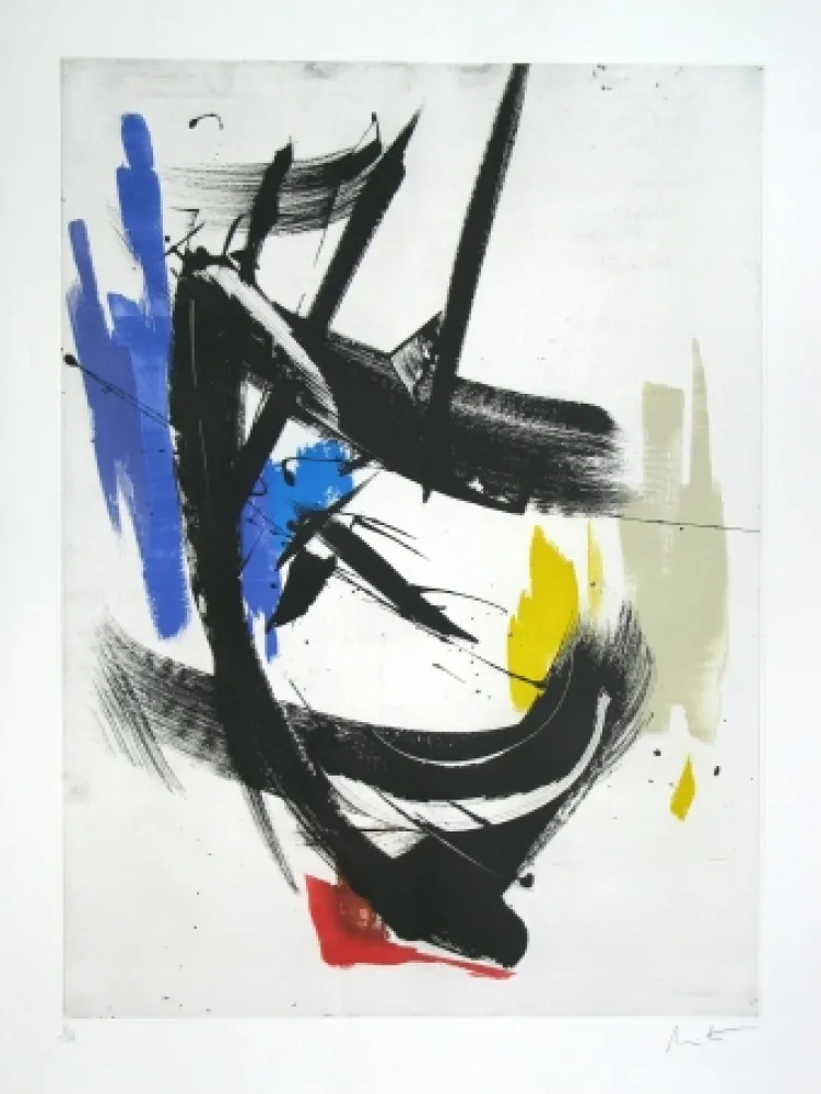 Aguafuerte Miotte - L'éclatement I