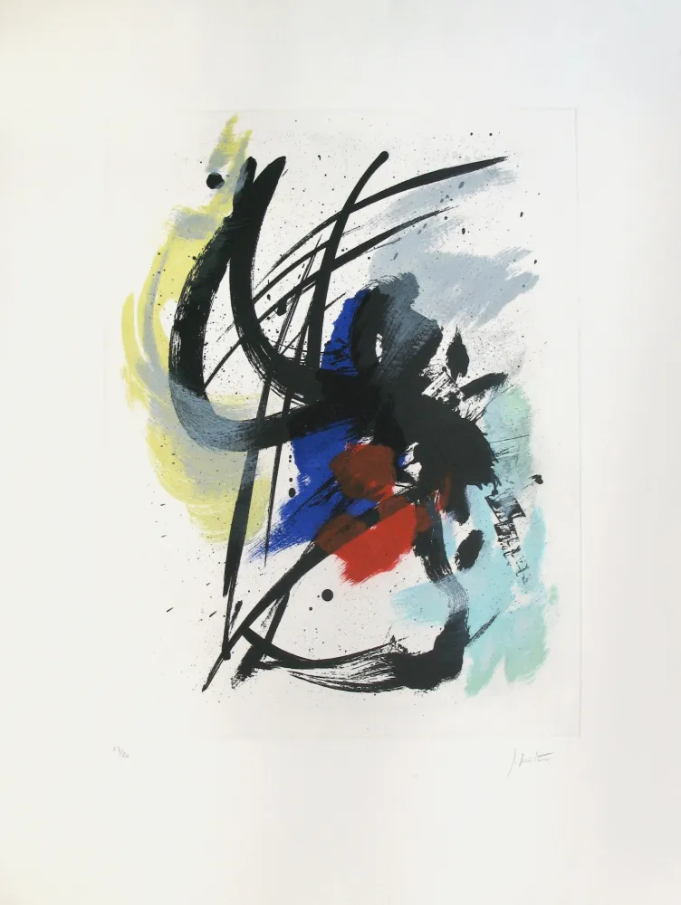 Aguafuerte Miotte - Pierre noir