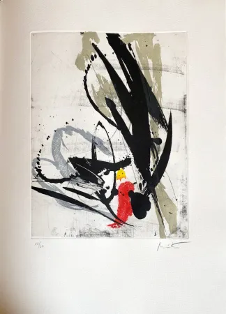 Aguafuerte Miotte - Près des murs