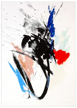 Litografía Miotte - Sans titre