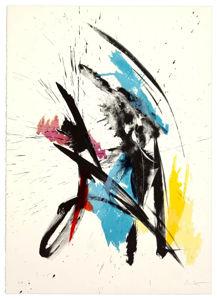 Litografía Miotte - Sans titre 