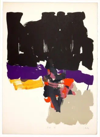 Litografía Miotte - Sans titre