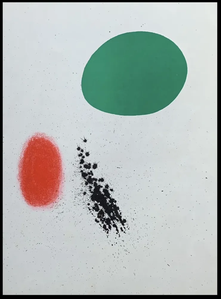 Litografía Miró (After) - Composition II 