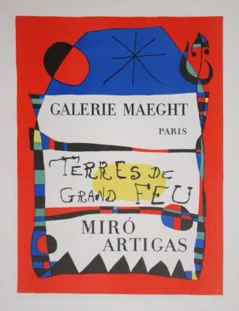 Litografía Miró (After) - Terres de Grand Feu