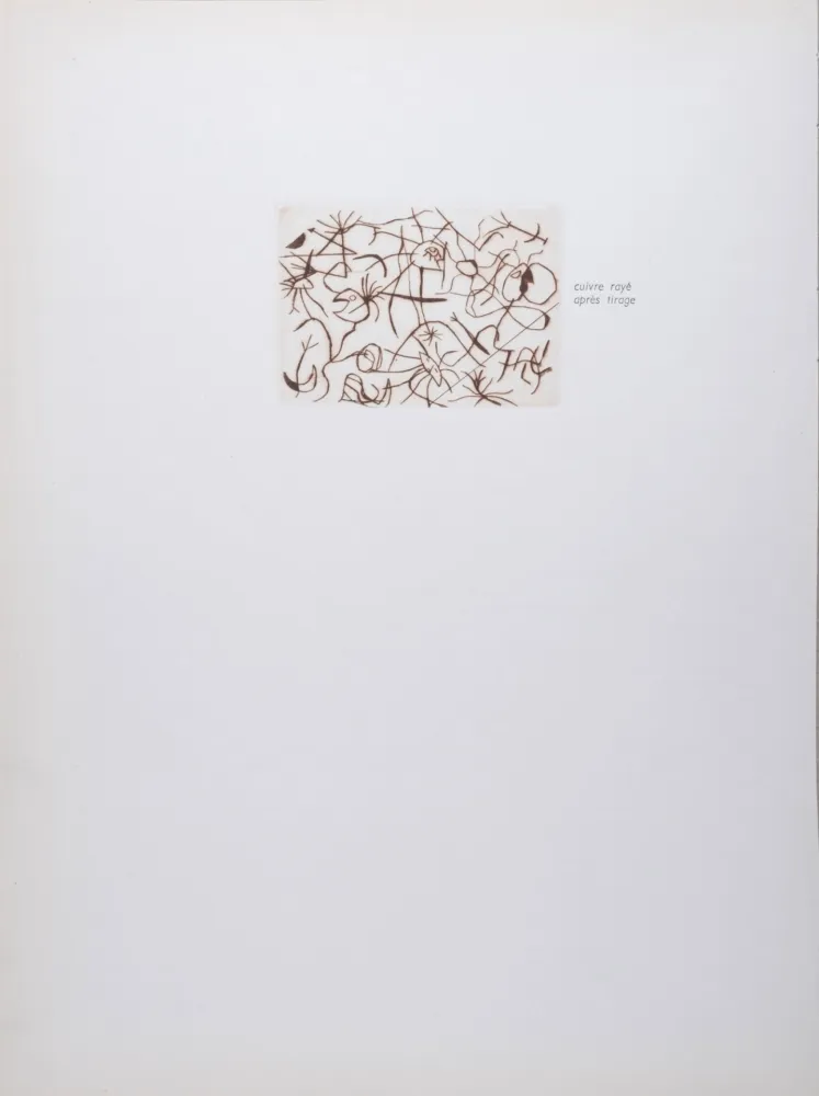 Grabado Miró - Astres et Danseurs