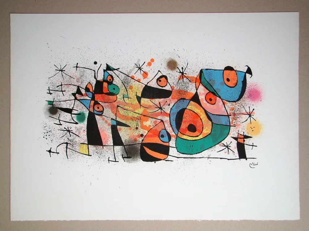 Litografía Miró - Céramiques