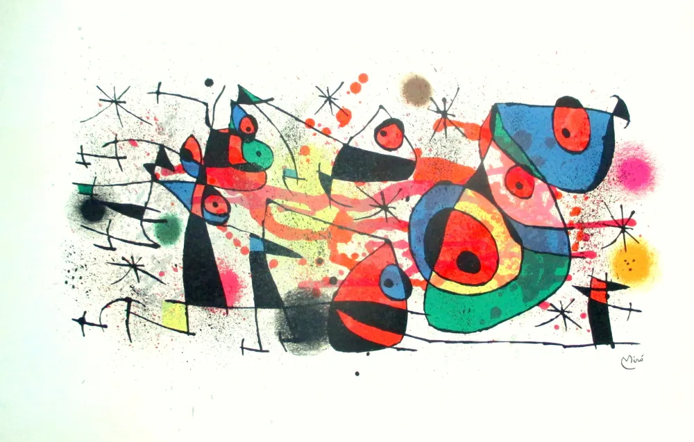 Litografía Miró - Ceramiques