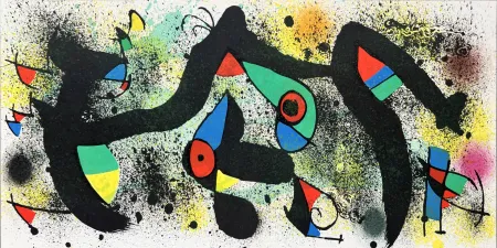 Litografía Miró - Composition
