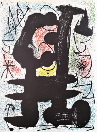 Litografía Miró - Composition