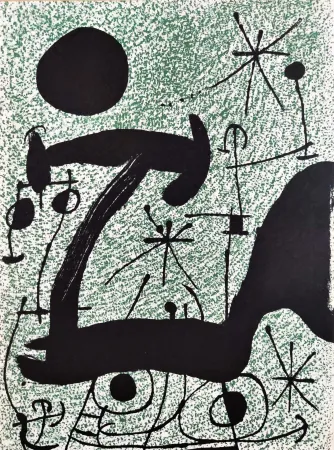 Litografía Miró - Composition