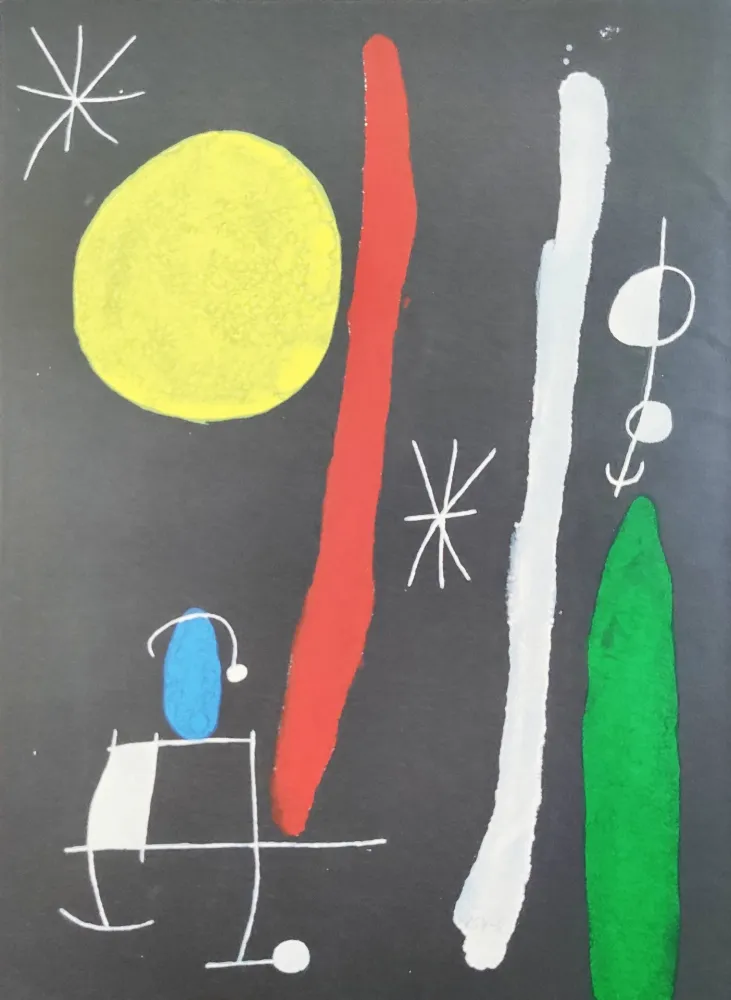 Litografía Miró - Composition