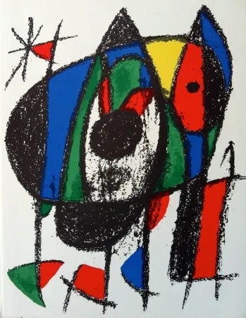 Litografía Miró - Composition