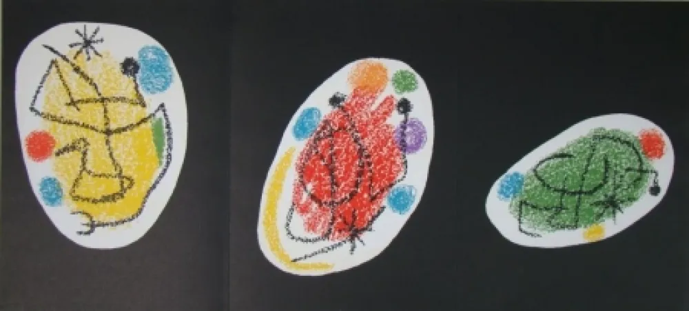 Litografía Miró - Composition