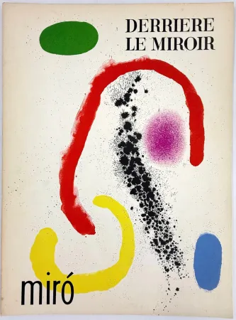 Libro Ilustrado Miró - DERRIÈRE LE MIROIR n° 125-126 . MIRO . 8 lithographies en couleurs (1961)