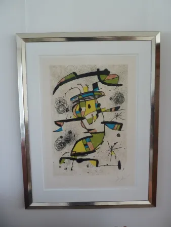 Litografía Miró - El Dancaire 