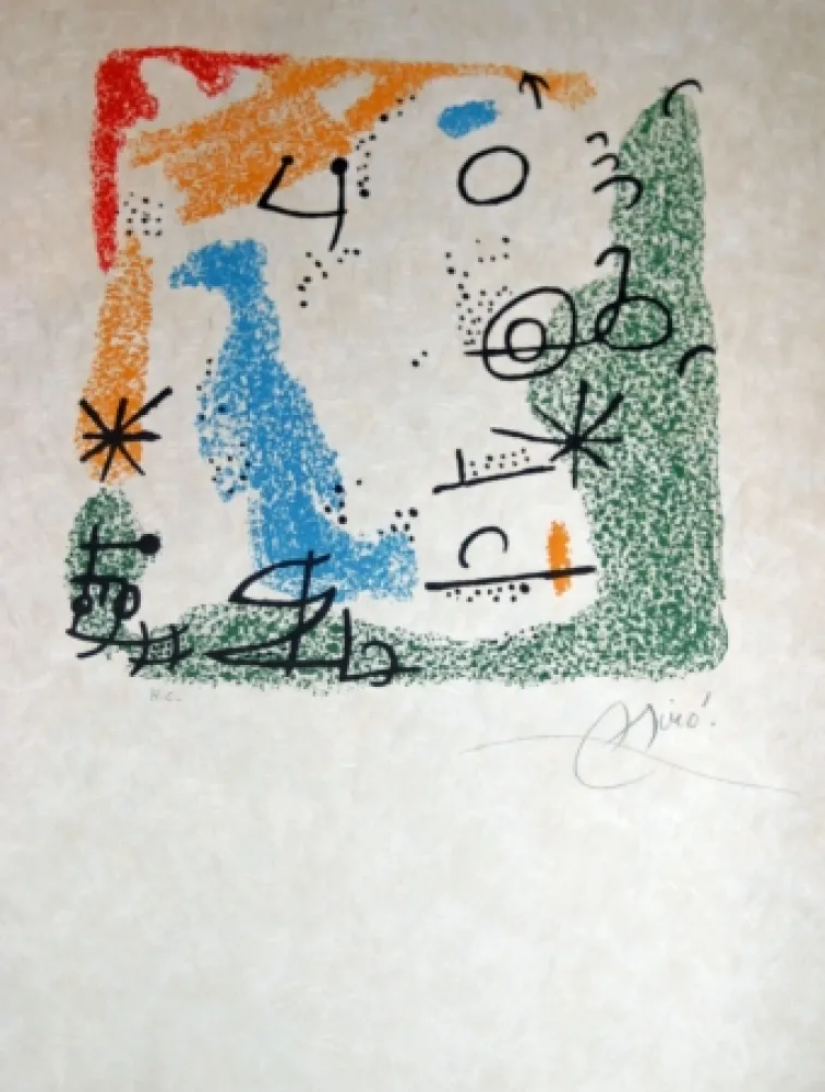 Litografía Miró - Essences de la terra