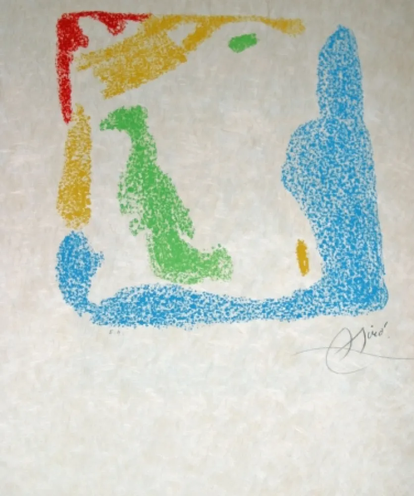 Litografía Miró - Essences de la terra