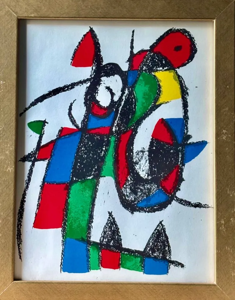 Litografía Miró - Figure 1038