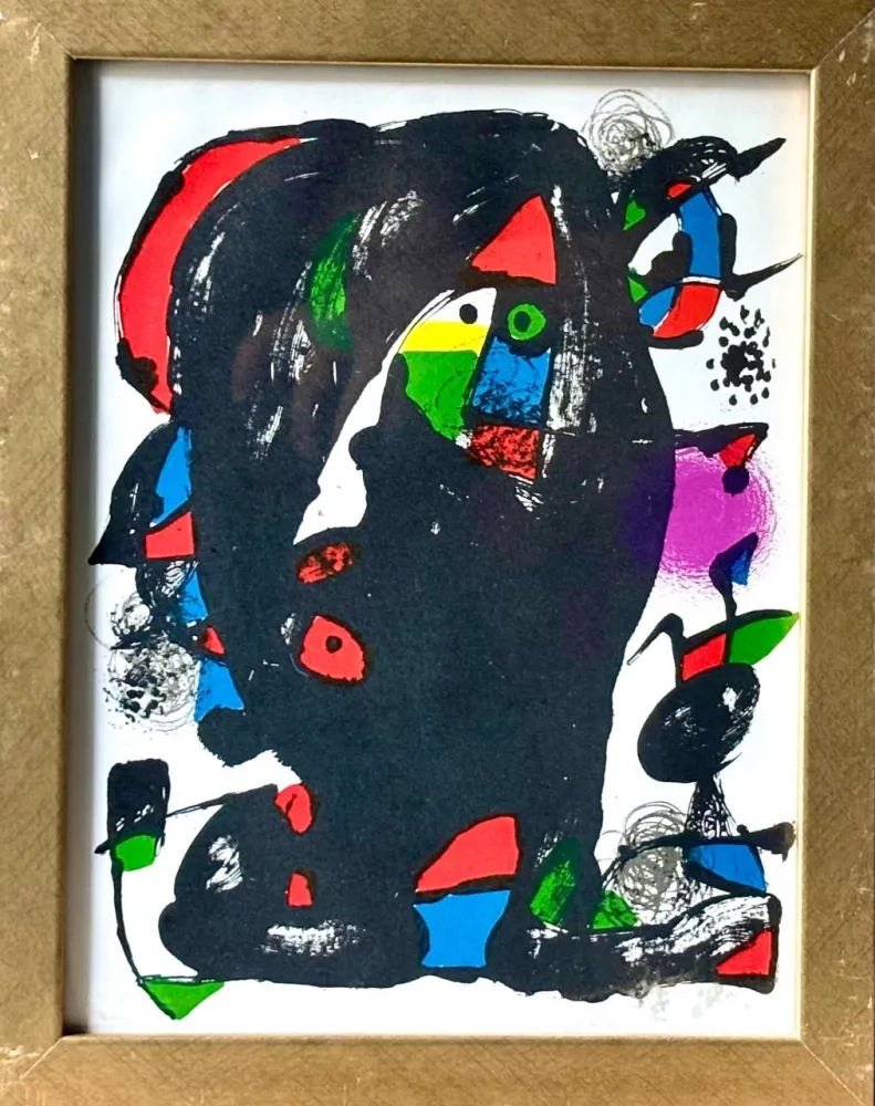 Litografía Miró - Figure 1259