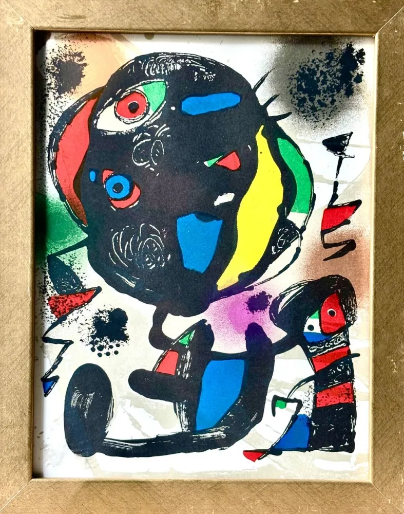 Litografía Miró - Figure 1260