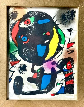 Litografía Miró - Figure 1260