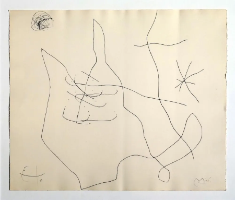 Grabado Miró - Flux de l'aimant