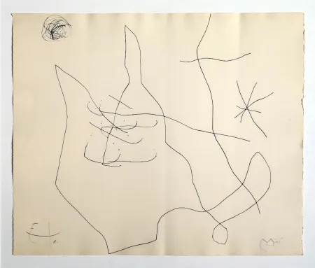 Grabado Miró - Flux de l'aimant